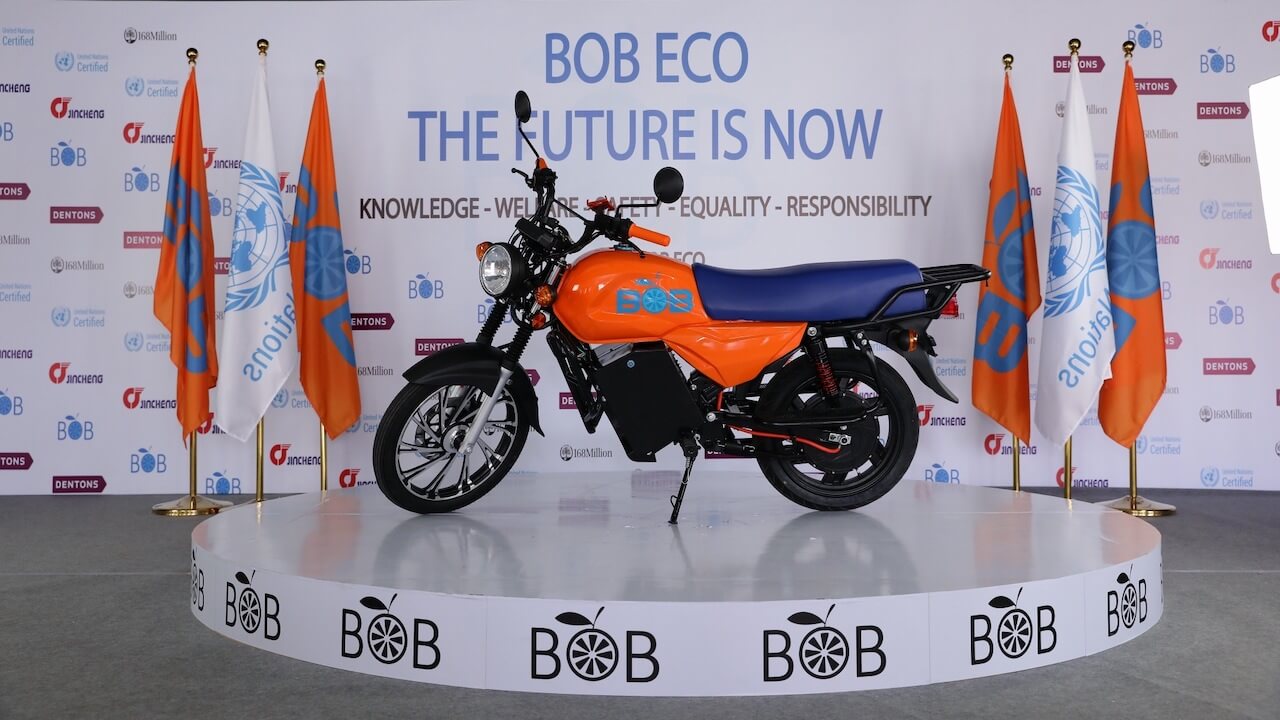 Bob Eco Launches the perfect Motorcycle for Africa. Model X